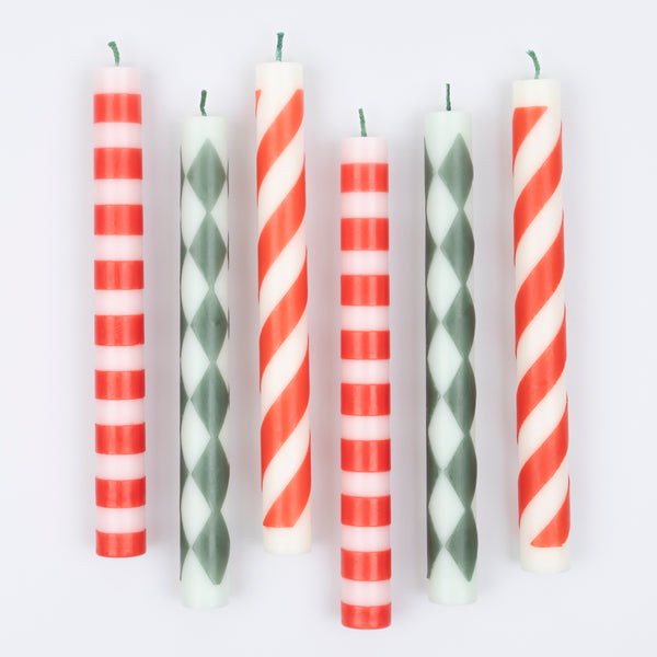 Our tall Christmas candles are the ideal table candles for your Christmas dinner. Image2