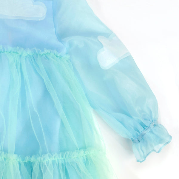 Kids will love our cloud costume, a fabulous girls costume with a blue organza dress with a green tulle layered skirt. Image7