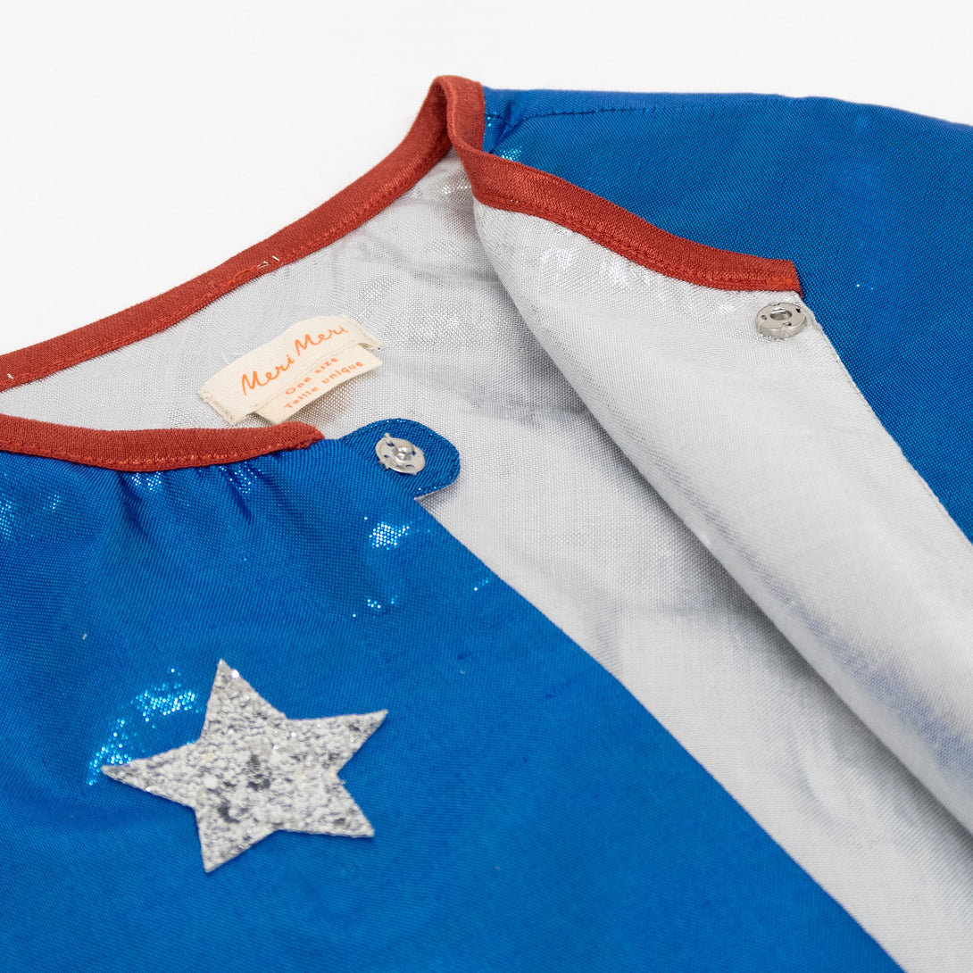 Blue Superhero Costume Image6