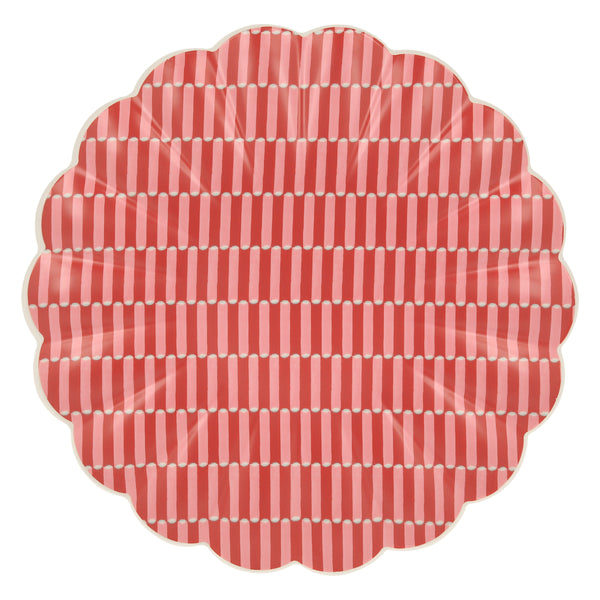 Our reusable large plates, made from melamine, feature Molly Mahon block print designs. Image5