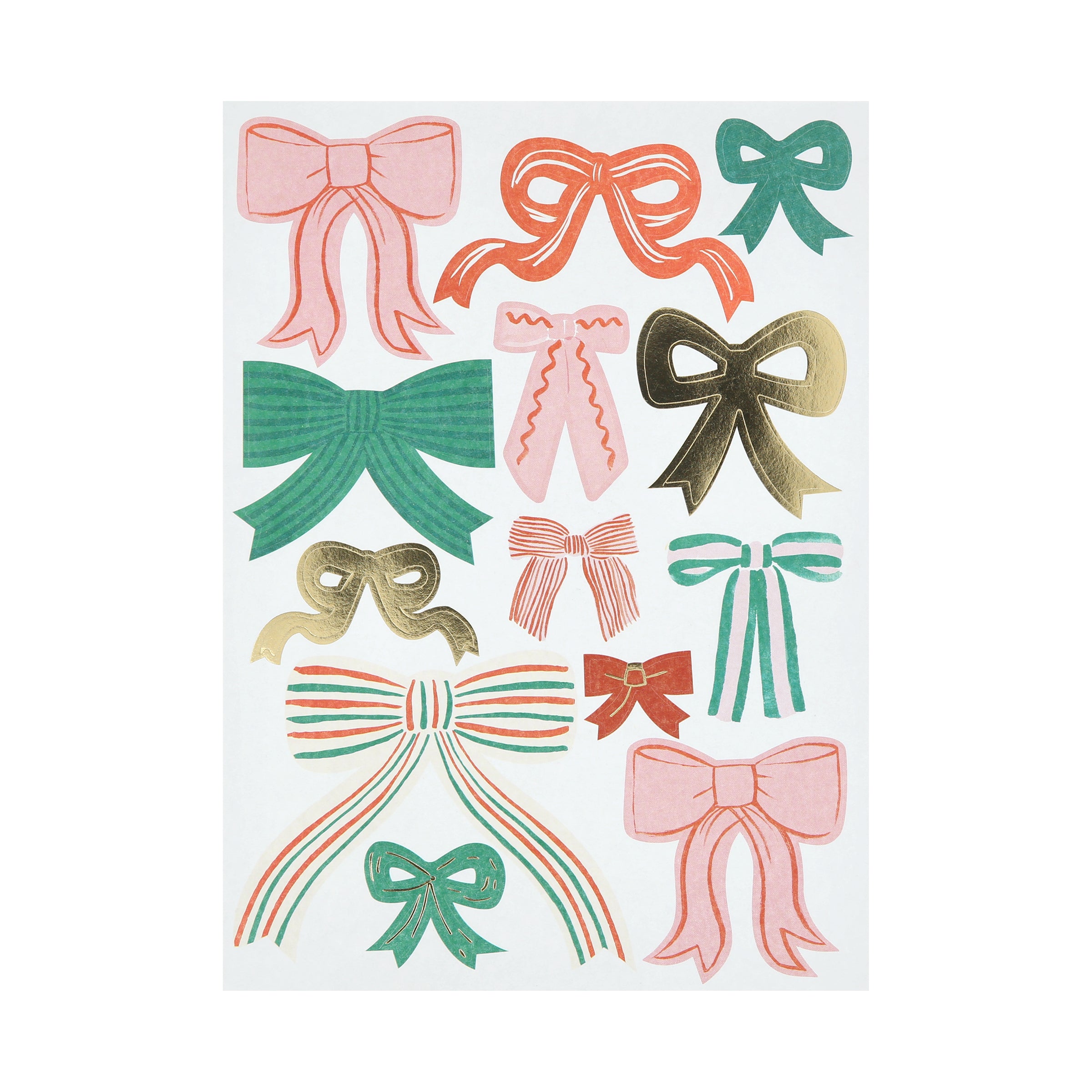 Paper Bow Sticker Bow Stickers (x 10 sheets) – Meri Meri UK