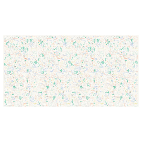 Make your Easter dinner even more special with our  Easter party tablecloth, it's specially designed to colour in for creative fun. Image4