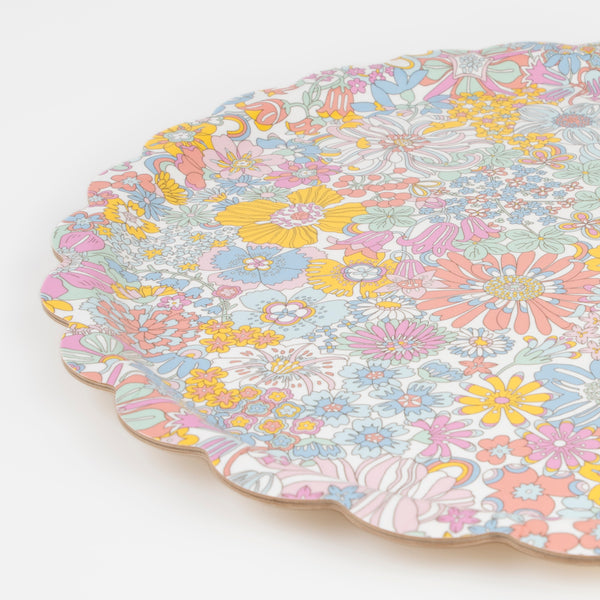 Meri Meri x Liberty Rainbow Garden Large Tray