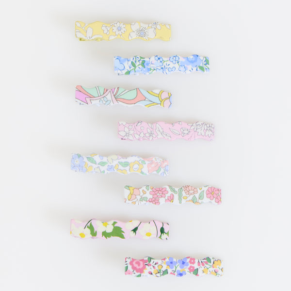 If you're looking for beautiful hair accessories then you'll love our hairclips with Liberty floral print designs, a lovely gift to give and receive. Image3