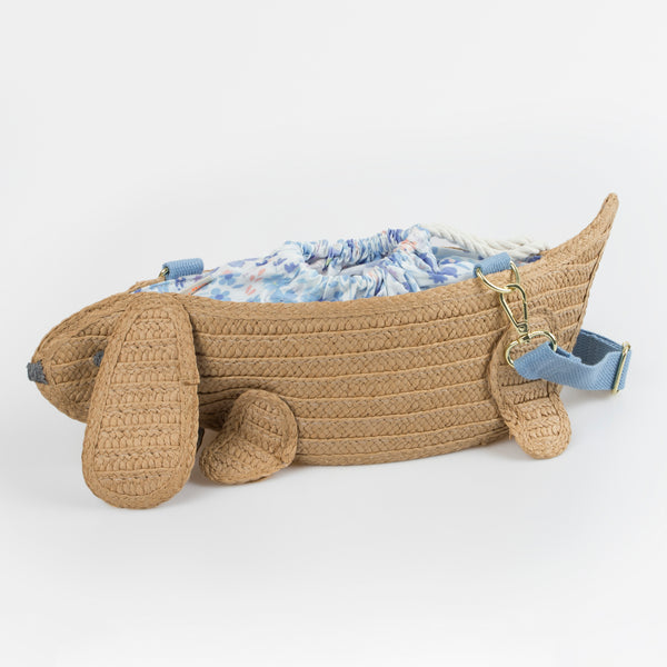 Our accessories for kids range includes a wonderful on-trend sausage dog design bag, so cute.