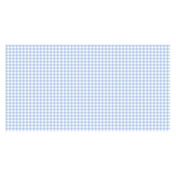 Out blue gingham tablecloth, made from quality paper, is ideal for a baby shower, garden party or birthday party. Image3