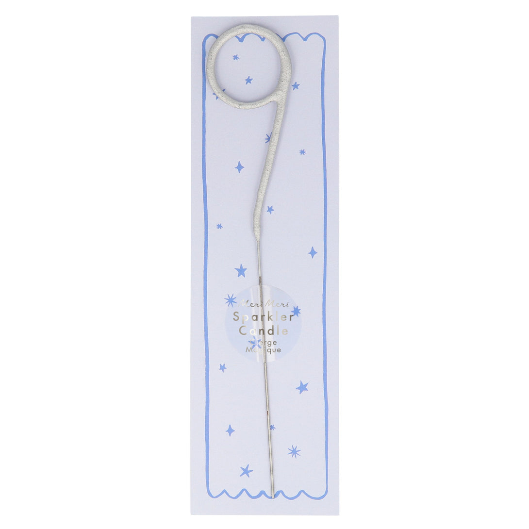 Silver Sparkler Numbers 0 To 9 Candles (Parent),Silver Sparkler Numbers 0 To 9 Candles (Parent) Image1