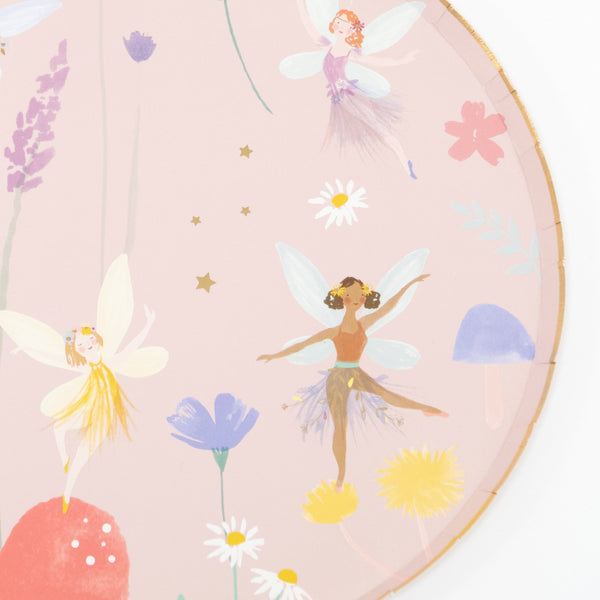 Our fairy birthday party collection includes a beautiful fairy party decoration and fairy themed tableware. 