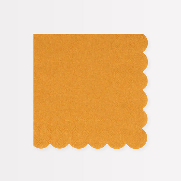 Our party napkins, in a lovely yellow colour, will look great at any meal. Image1