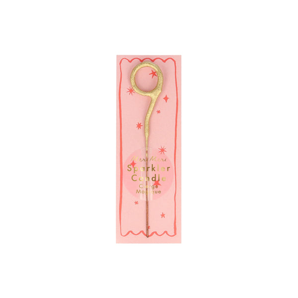 Gold Sparkler Numbers 0 To 9 Mini Candles (Parent),Gold Sparkler Numbers 0 To 9 Mini Candles (Parent) Image1
