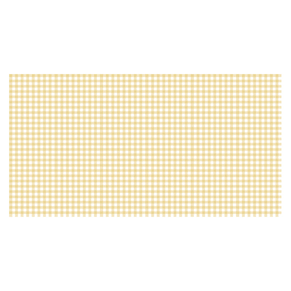 Out gingham tablecloth, made from paper in yellow, is ideal to add a sunshine touch to a birthday party, garden party or baby shower. Image3