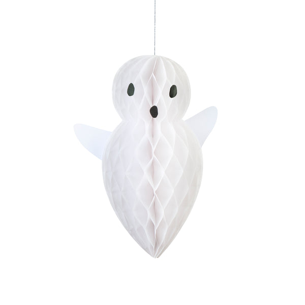Add our honeycomb hanging ghost decorations to your Halloween party decor for a fabulous floaty 3D effect in the porch or windows. Image6