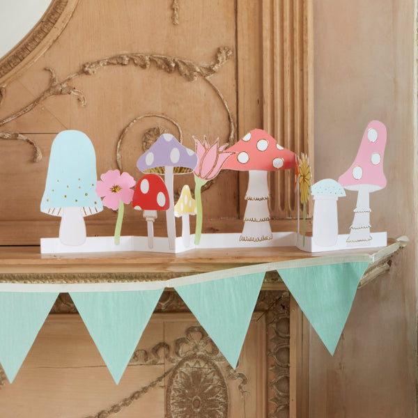 Our mushroom birthday card is a concertina card, so is a fun mantel decoration too. Image2