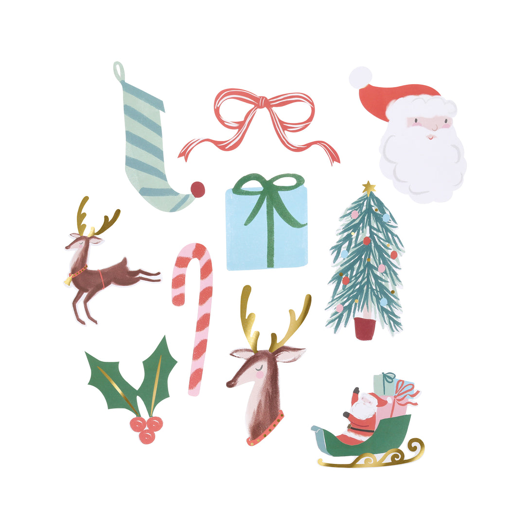 Use our Christmas stickers set to decorate cards, gift tags or posters, they make an excellent stocking filler. Image2