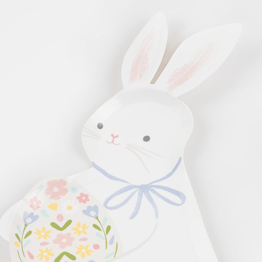 Our Easter plates are crafted in the shape of an adorable bunny, the perfect paper plates for Easter.