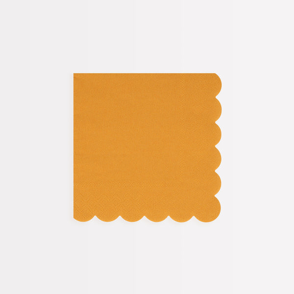 Our yellow paper napkins are perfect for any special gathering. Image1