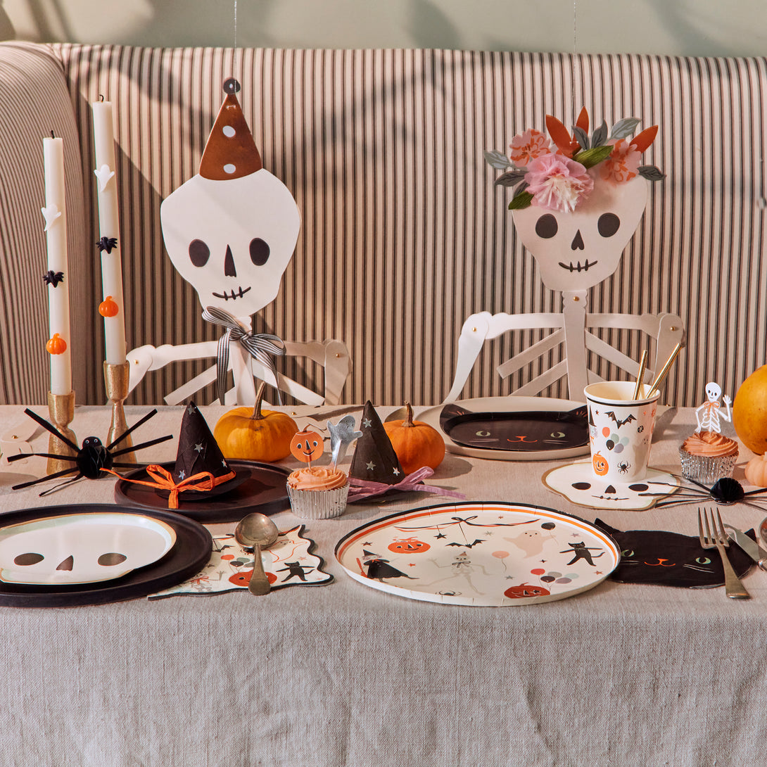 Our giant skeleton decorations are the perfect Halloween party decorations.