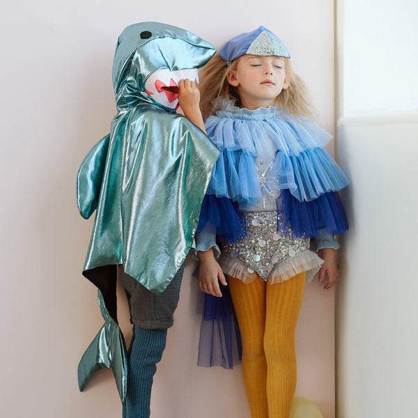 Our shiny kids shark dress up is perfect for an under-the sea party or shark party. Image7