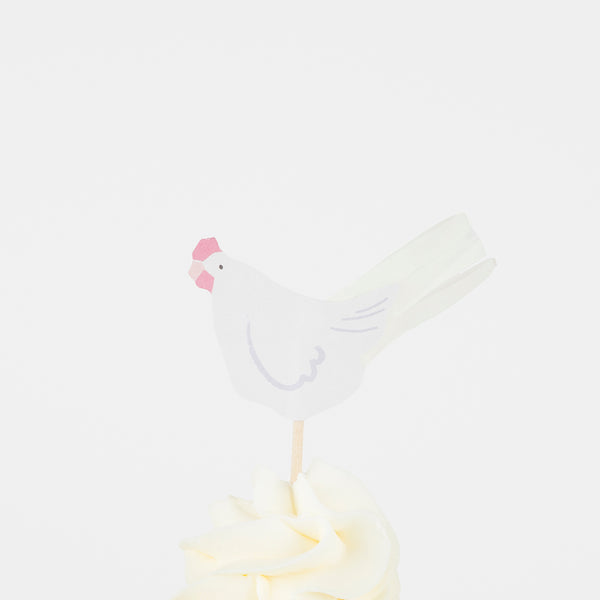 Our Easter cupcake kit is a fabulous Easter gift and includes Easter icon toppers and pink and blue gingham cupcake cases. Image5