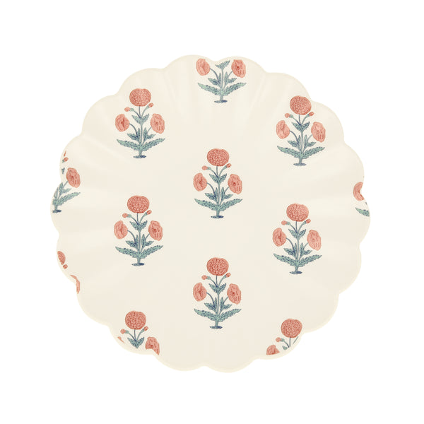 Our reusable side plates, made from RPET, feature Molly Mahon block print designs. Image6