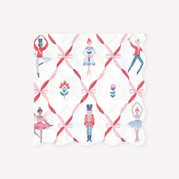 Enjoy a Nutcracker Ballet Christmas with our paper plates, cups, napkins, crackers and garland, all featuring iconic Nutcracker characters.