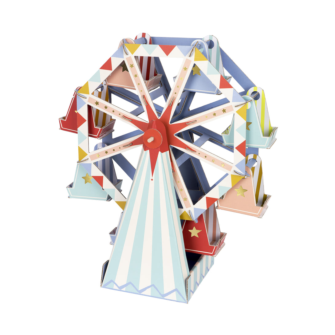 Present cupcakes and sweet treats to your guests in style on the ferris wheel centerpiece.