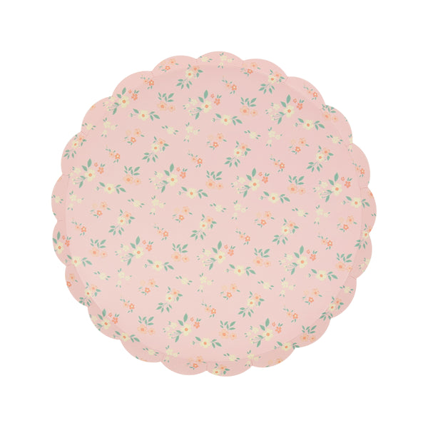 Use our pretty floral plates, made from high-quality paper, in a side plate size, for all your stylish parties. Image6