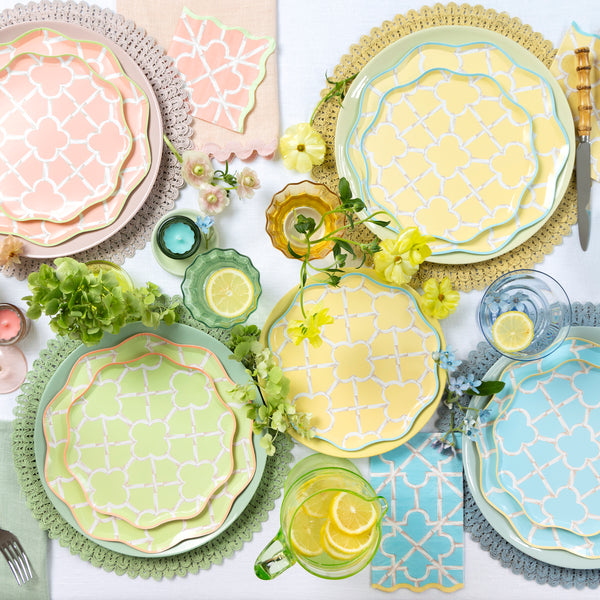 Our small napkins, made from 3-ply paper, come in four bright colours with a sensational bamboo design, perfect for cocktail parties and meals. Image2