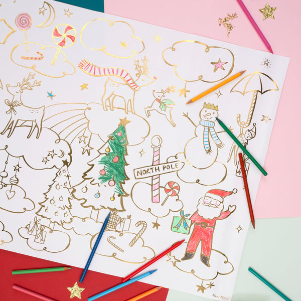 Christmas Colouring Posters Image2