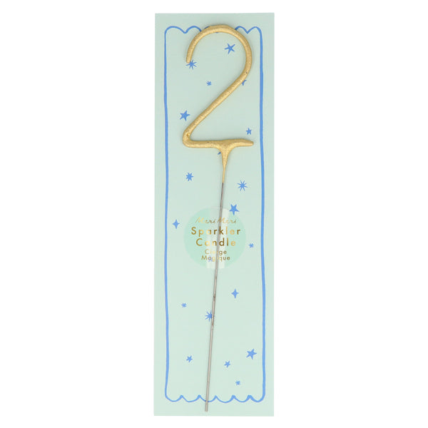 Gold Sparkler Numbers 0 To 9 Candles (Parent),Gold Sparkler Numbers 0 To 9 Candles (Parent) Image1