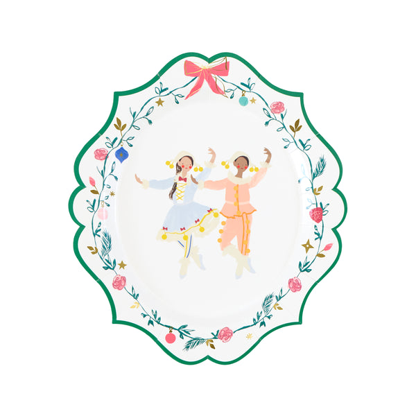 Our Christmas paper plates, made in a size plate size, feature 8 different characters from the iconic New York City Ballet's The Nutcracker. Image7