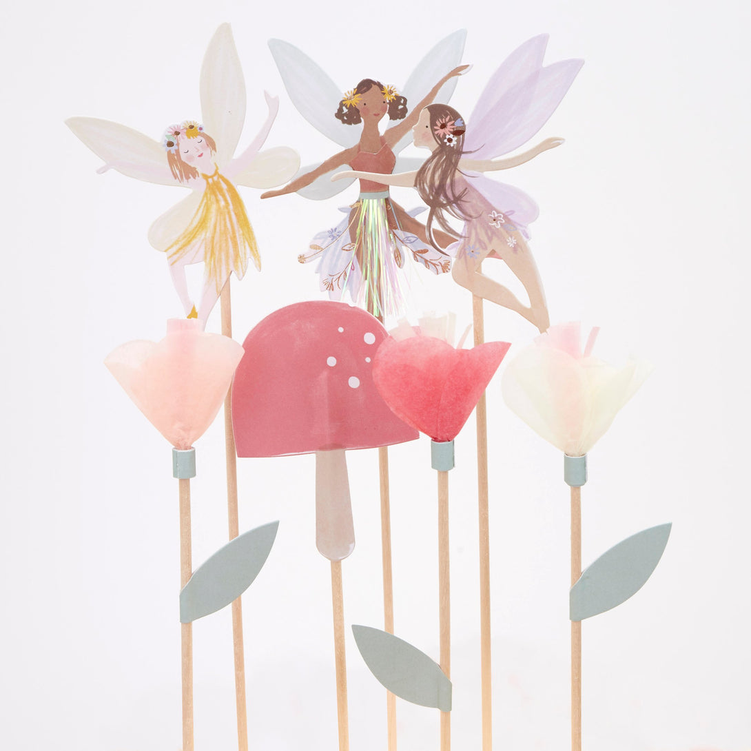 Our fairy birthday party collection includes a beautiful fairy party decoration and fairy themed tableware. 