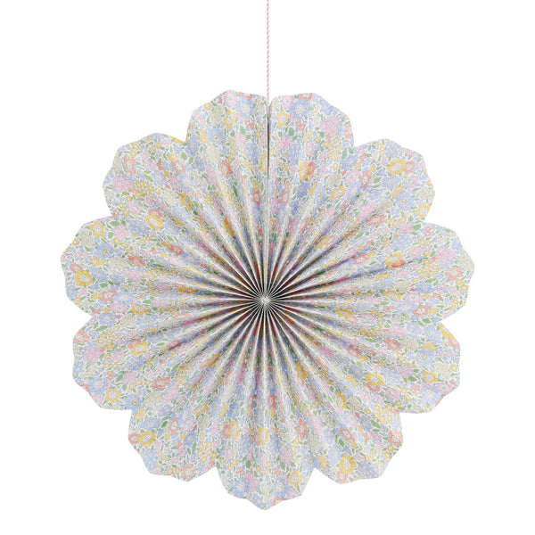 Our paper pinwheel decorations, with Liberty floral print patterns, are perfect as baby shower decorations and for all parties for all ages. Image8