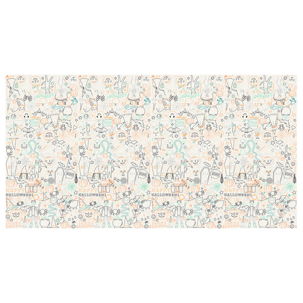 Our paper tablecloth, with colour in designs, is perfect for a kids' Halloween party. Image6