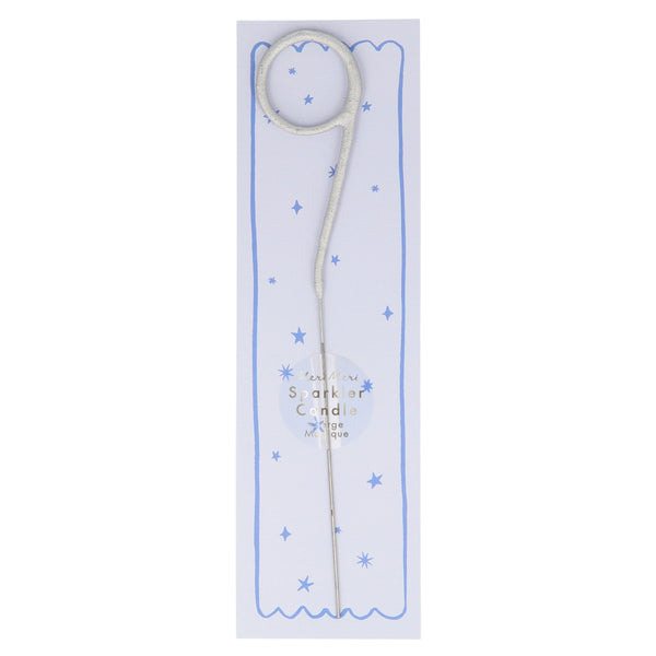 Silver Sparkler Numbers 0 To 9 Candles (Parent),Silver Sparkler Numbers 0 To 9 Candles (Parent) Image1