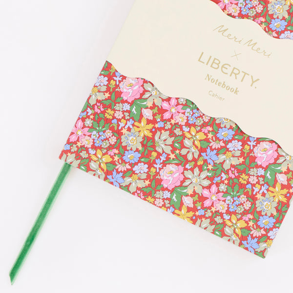 Our floral notebook features a Liberty print design cover, lined pages and a sage velvet ribbon bookmark, a wonderful Christmas gift for a writer. Image3