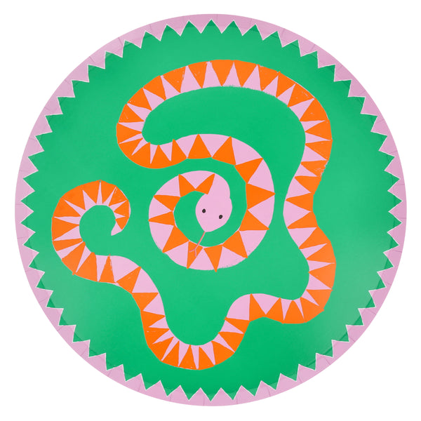 Our paper plates, featuring rainforest animals and bright plates are the perfect jungle party decorations. Image6