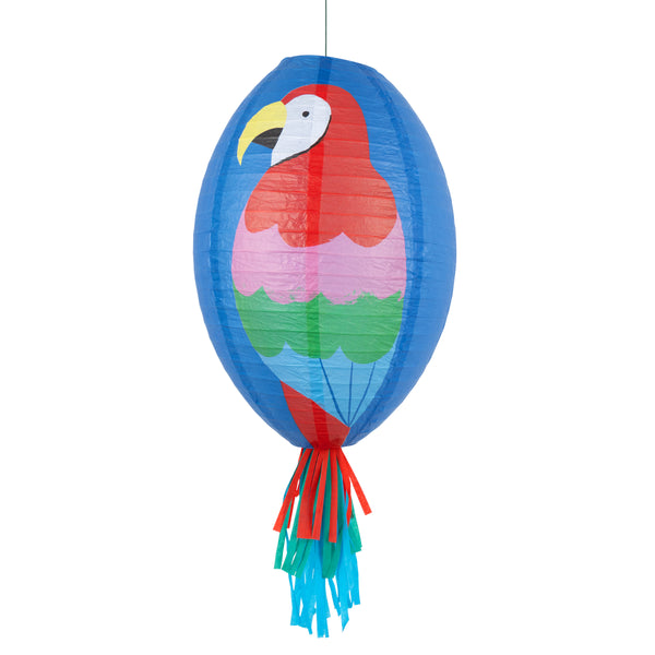 Our jungle party decorations include a set of three paper lanterns with a parrot, jaguar and snake design, perfect for a vibrant touch. Image7