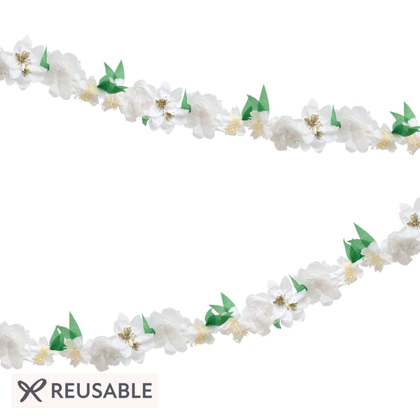 White Blossom Garland Image1