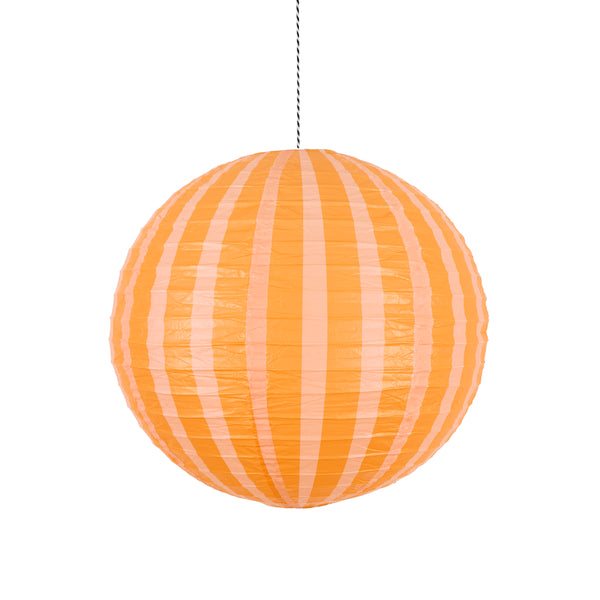 Our Halloween lanterns, made with paper over wire, feature bright stripes in classic Halloween colours for a bold decorative look. Image6