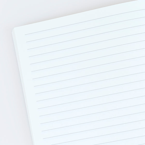 Our lined notebooks come in a set of three, all with pretty floral covers, and tied together with a paper band and neon coral cord, a lovely gift. Image4