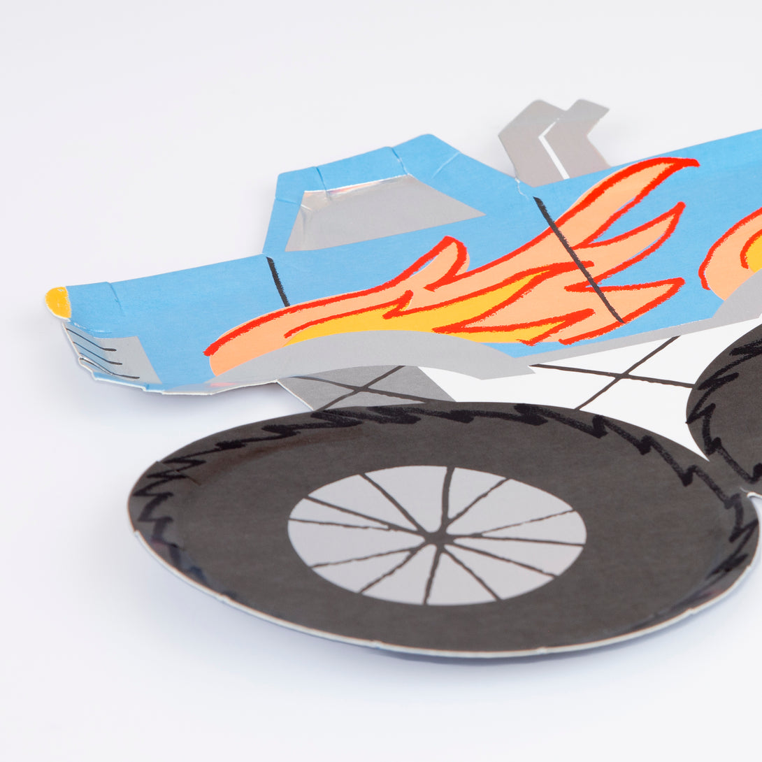 Monster Racing Plate Design Monster Truck Party Plates – Meri Meri UK