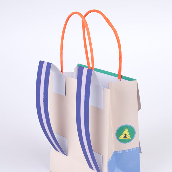 Our party bags are created to look like mini backpacks, perfect for a woodland party or camping party theme. Image4
