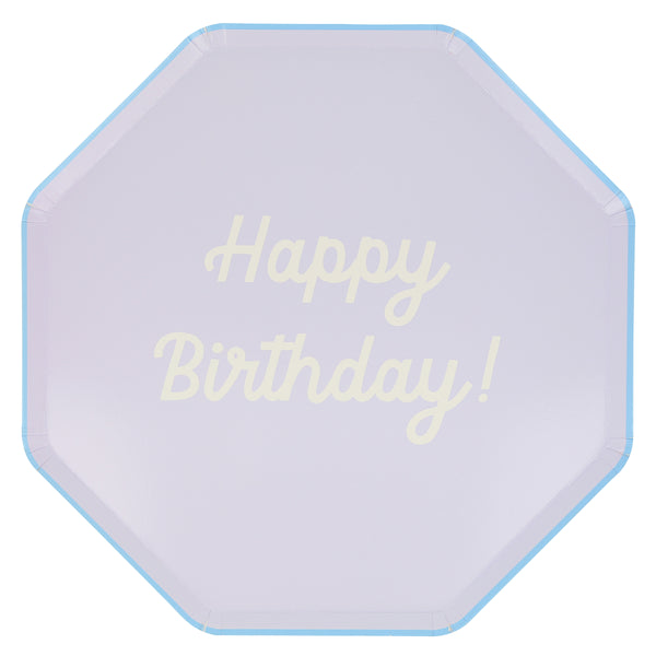 Make a birthday party look amazing with our birthday dinner plates, each set has 8 vibrant paper plates with co-ordinating borders. Image9