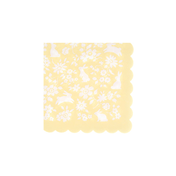 Our paper napkins, with a ditsy floral and bunny print, are perfect to add fun and style to your Easter tableware. Image4