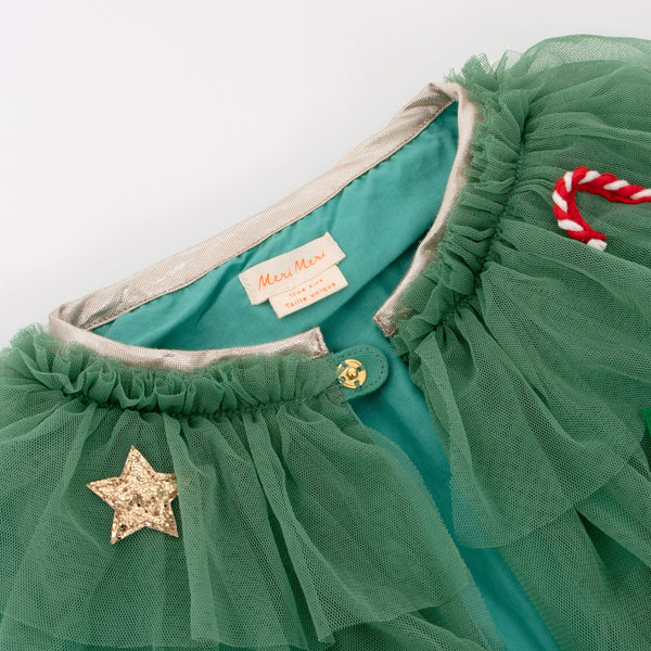 This gorgeous Christmas tree costume is made from tulle with delightful Christmas embellishments Image7