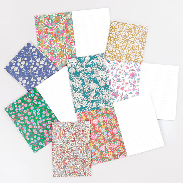 Our softcover notebooks, with Liberty floral print designs, are presented in a Liberty print designed box, a gorgeous Chritmas gift for a writer. Image3