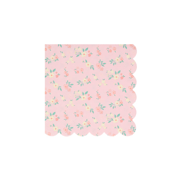 Our paper napkins, in a small size, feature a pretty ditsy floral pattern and 4 vintage pastel colour ways. Image3