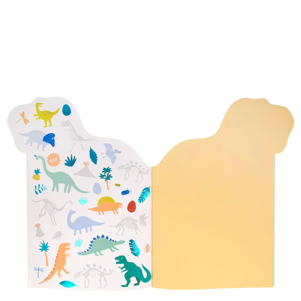 Creative kids who love dinosaurs will enjoy our sketch book filled with stickers, perfect to pop into dinosaur party bags. Image6