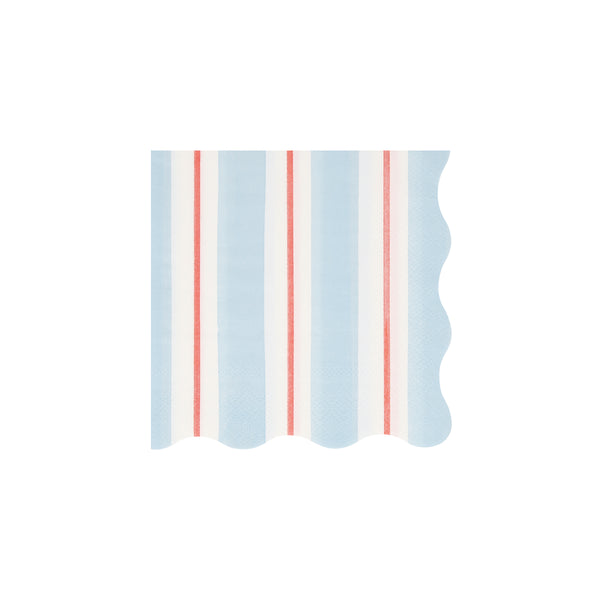 Our striped napkins, crafted from 3-ply paper, are ideal for picnics, garden parties, beach parties and pool parties. Image4
